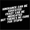 Ignorance-Crazy and stupid.JPG